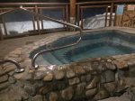 centrally located hot tub
